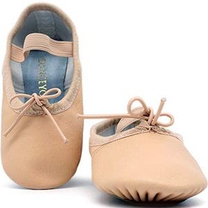 Leather Split Sole Ballet Shoes/Slippers